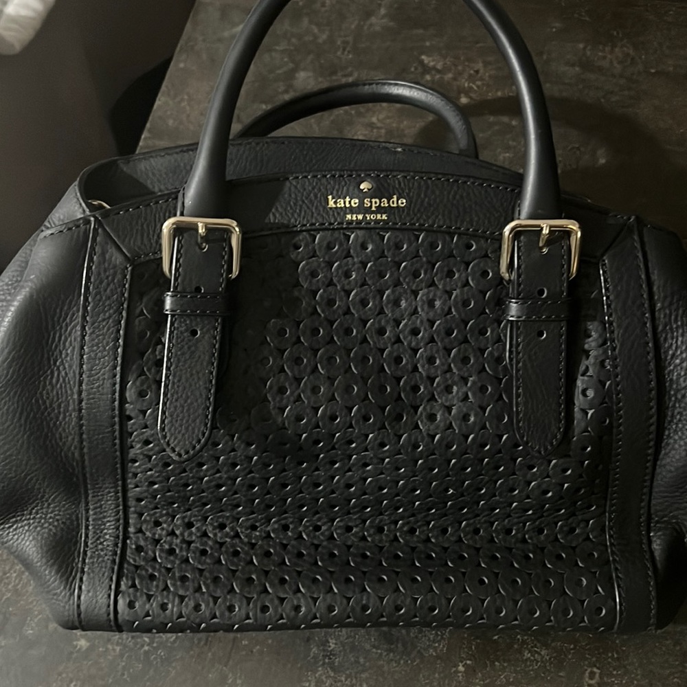 Kate Spade carry bag with long strap.